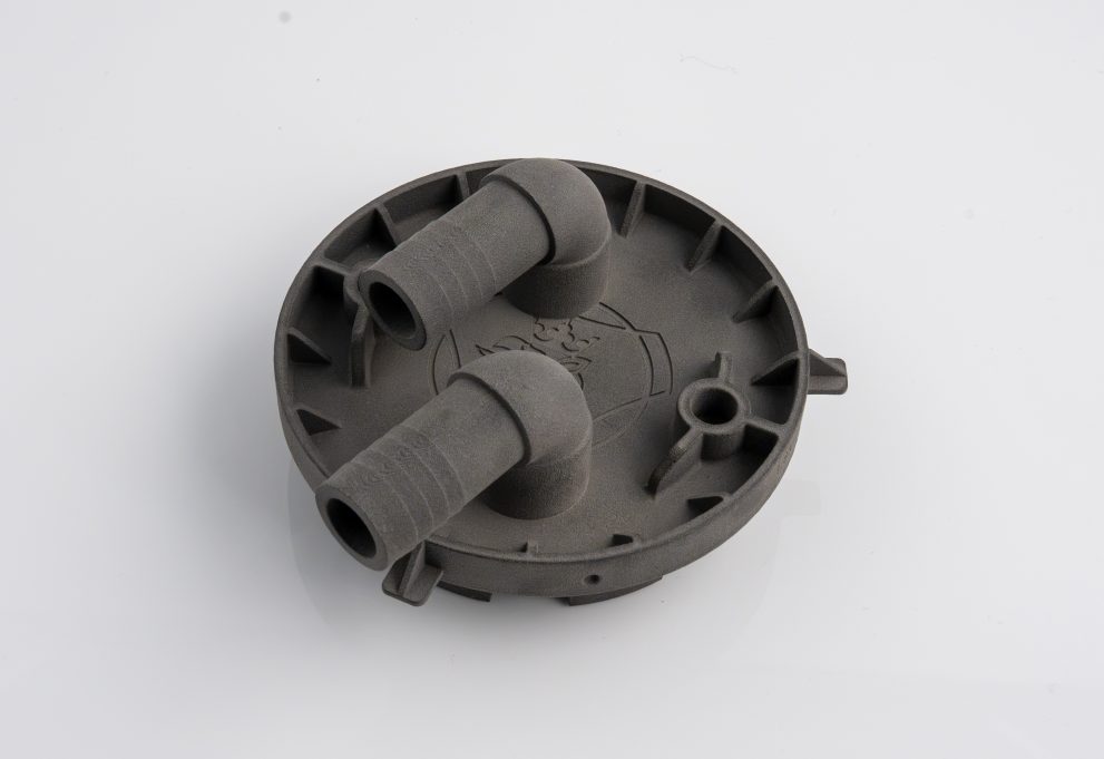 SLS 3D-printed cap with integrated barbed fittings2